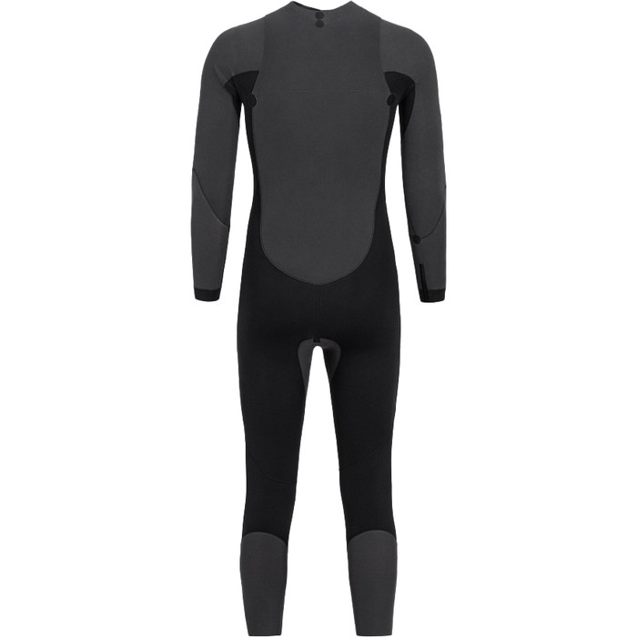 2024 Orca Mnner Zeal Hi-Vis Rckenreiverschluss Open Water Swim Neoprenanzug NN2Z - Black